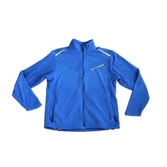 Helly Hansen Women's Jacket Polartec Fleece Blue Full Zip Size Medium Hiking - Picture 1 of 12